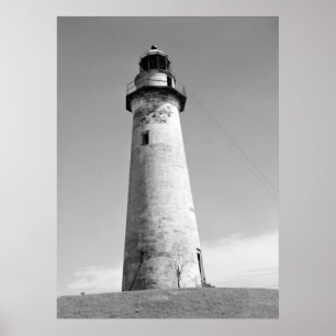 Abandoned Lighthouse, Port Isabel, Texas, 1942 Poster