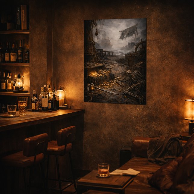 Abandoned Port — Pirate Harbor Scene Poster (Von Creator hochgeladen)