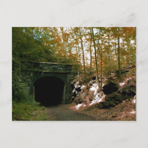 Abandoned RR Tunnel #2 Postcard Postkarte