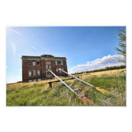 Abandoned Saskatchewan Church Fotodruck