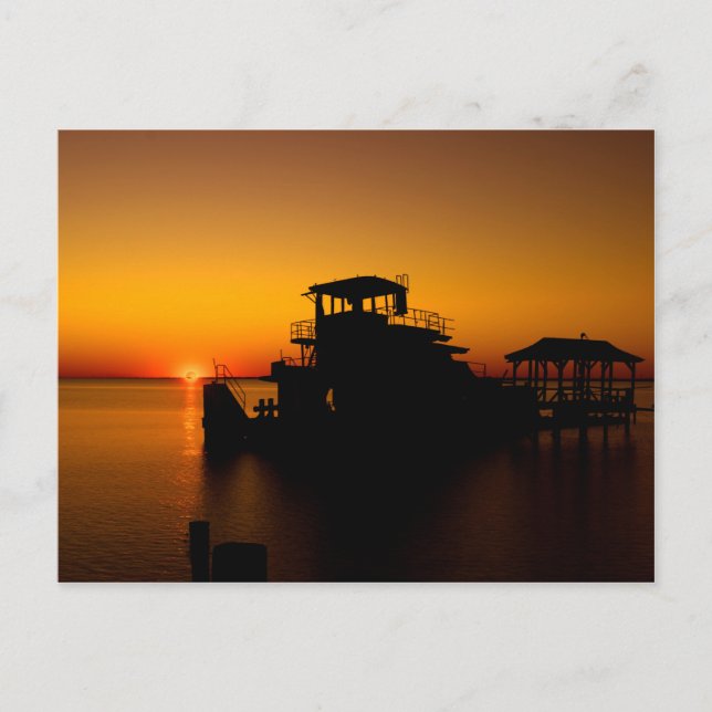 Abandoned Tugboat Madisonville Lighthouse Postcard Postkarte (Vorderseite)