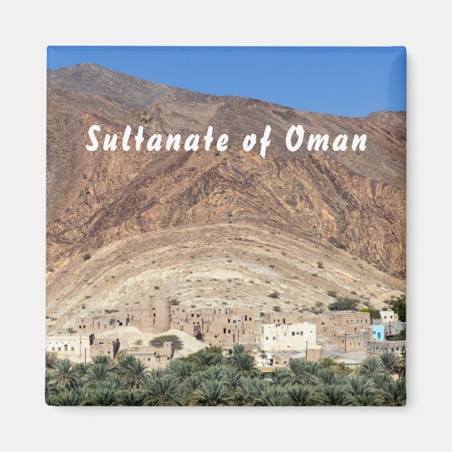 Abandoned Village Birkat Al Mawz - Oman Magnet (Vorne)