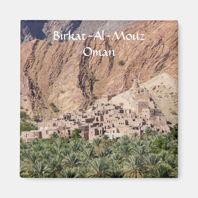 Abandoned Village Birkat-Al-Mouz - Oman Magnet (Vorne)