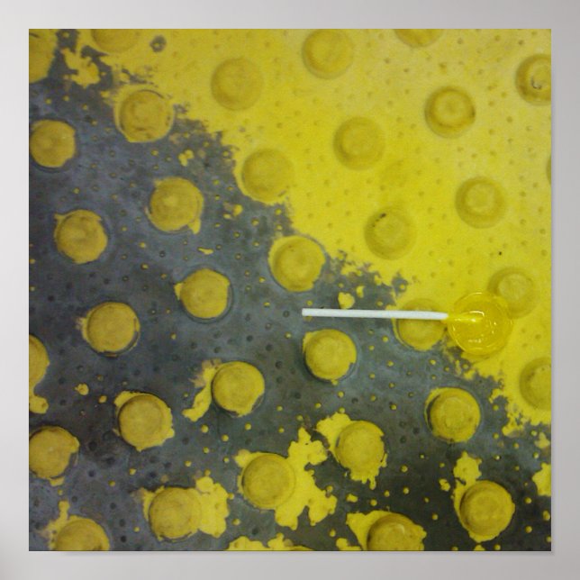 Abandoned Yellow Lollipop Subway Poster (Vorne)