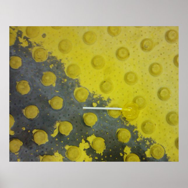 Abandoned Yellow Lollipop Subway Poster (Vorne)