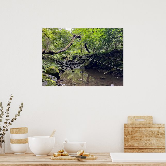 Abandonierte Eisenbahn Poster (Küche)