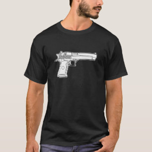 abandonnez la haute de T-shirt d'arme à feu d'arm