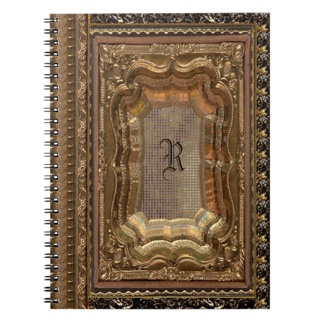 Abarue viktorianisches Monogramm Notizblock (Vorderseite)