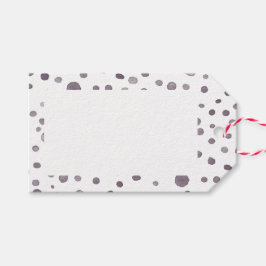 Abb. Confetti-Wasserfarbenkopfzeichen Geschenkanhänger