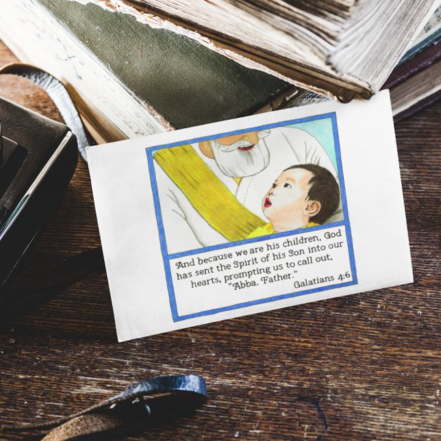 Abba Father Inspiration Postcard Postkarte (Von Creator hochgeladen)