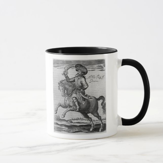 Abbas-König von Persien, Illustration Tasse (Rechts)