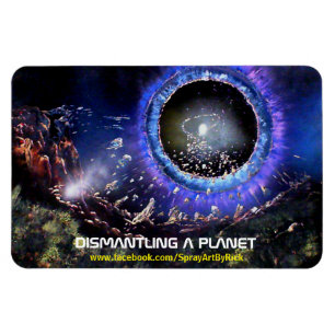 Abbau eines Planeten Magnet