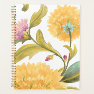 Abbaye Carreaux floraux - Fleurs Jaunes