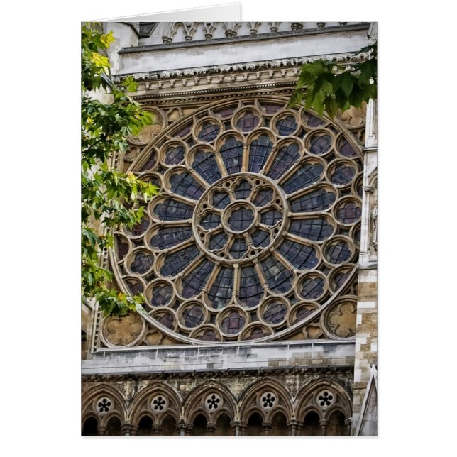 Abbaye de Westminster - Fenêtre en verre tendu - C (Devant)