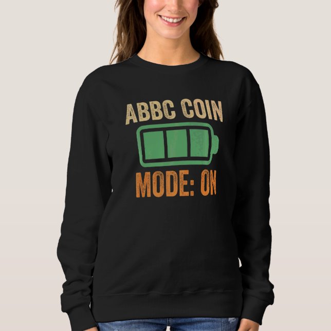 ABBC Münzmodus auf Krypto Sweatshirt (Vorderseite)