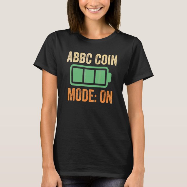 ABBC Münzmodus Ein  Krypto T-Shirt (Vorderseite)