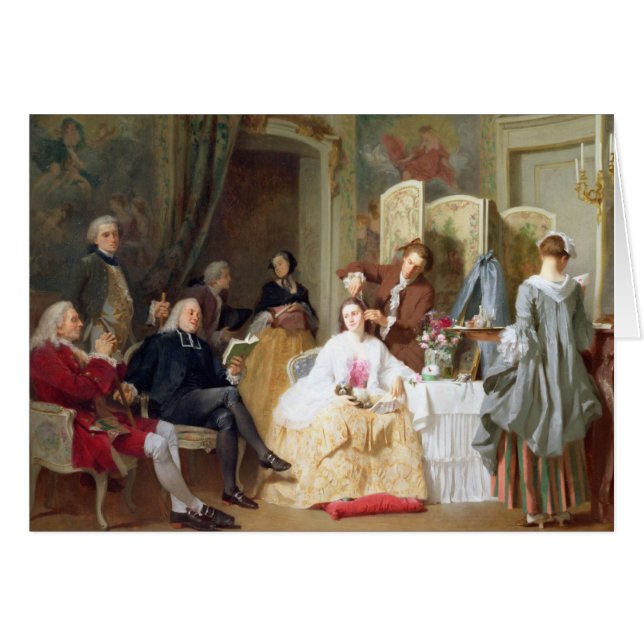 Abbe Prevost Lesung "Manon Lescaut", 1856 (Vorderseite (Horizontal))