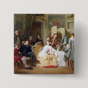 Abbe Prevost Lesung "Manon Lescaut", 1856 Button