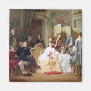 Abbe Prevost Lesung "Manon Lescaut", 1856 Magnet