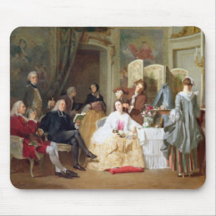 Abbe Prevost Lesung "Manon Lescaut", 1856 Mousepad