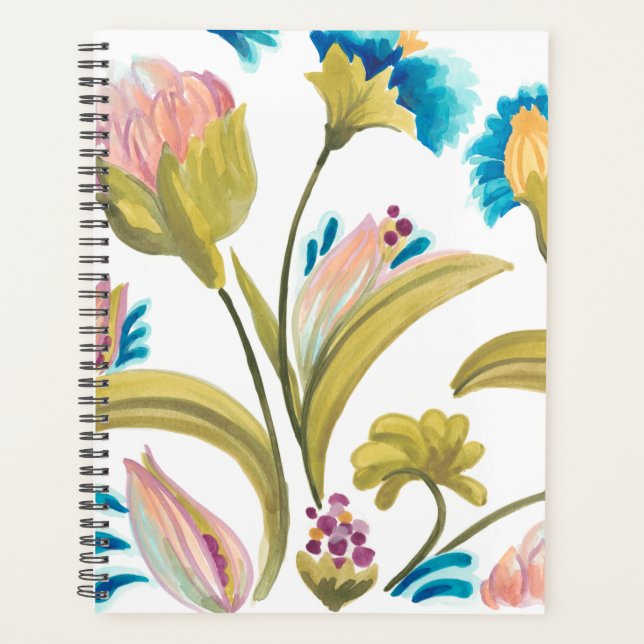 Abbey Floral Tiles - Frühlingsblumen Planer (Vorderseite)