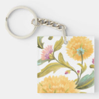 Abbey Floral Tiles - Gelbe Blumen