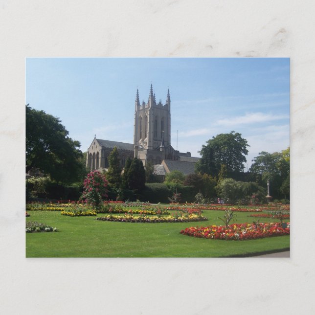 Abbey Gardens, Suffolk, England Postkarte (Vorderseite)