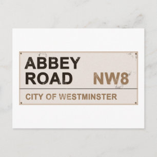 Abbey Road London England - vintage Postkarte