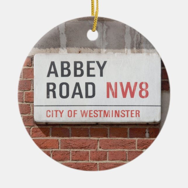 Abbey Road London Keramik Ornament (Vorne)