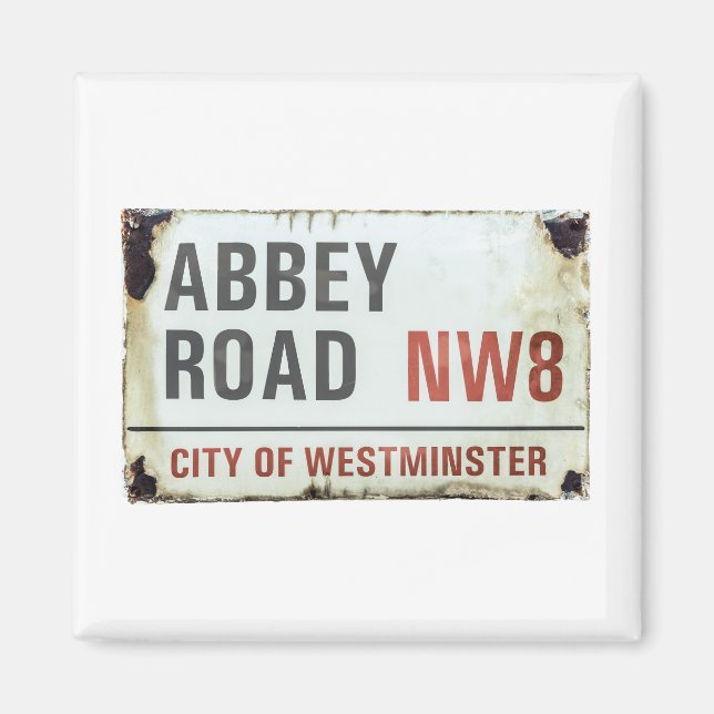 Abbey Road Sign Magnet (Vorne)