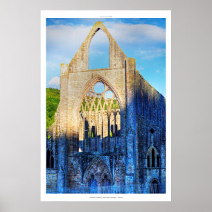 Abbey VII, Zisterzienserkloster Wales Poster