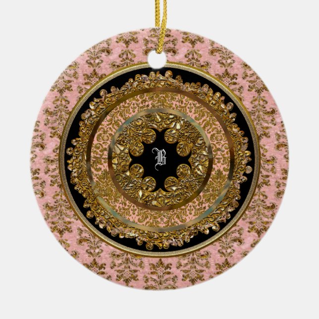 Abbigail viktorianisches kundengerechtes keramik ornament (Vorne)