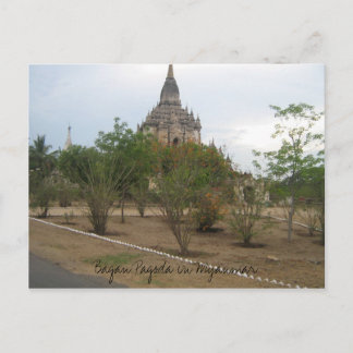 Abbildung 055, Bagan Pagoda in Myanmar Postkarte