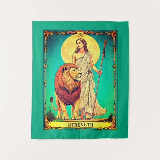 Abbildung der Tarot-Karte, Festigkeit Wandteppich (Vorderseite)