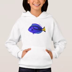 Abbildung des Blauen Tang-Cartoon Hoodie