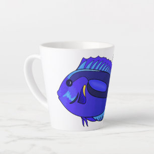 Abbildung des Blauen Tang-Cartoon Milchtasse