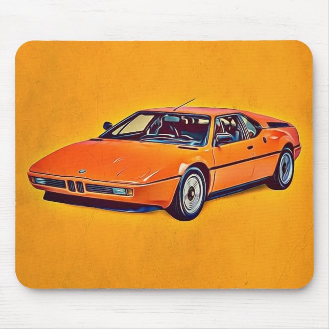 Abbildung des BMW M1 Mousepad (Vorne)