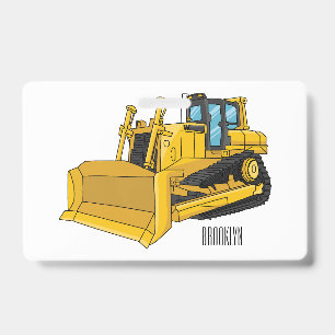 Abbildung des Bulldozer-Cartoon Ausweis