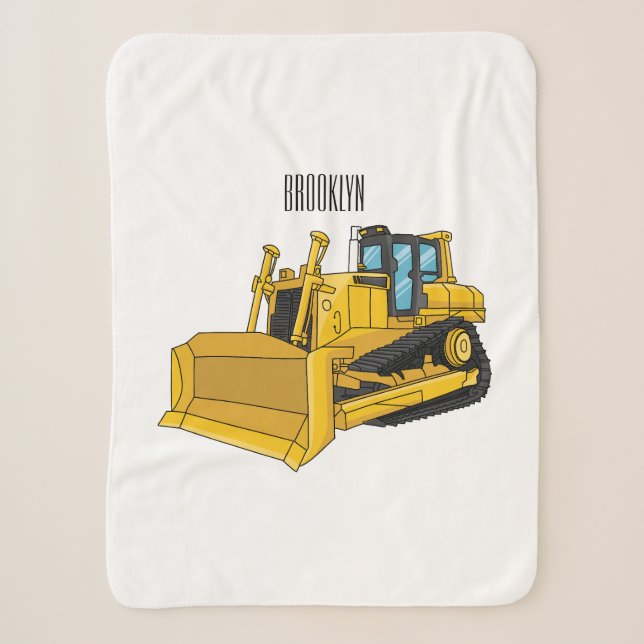 Abbildung des Bulldozer-Cartoon Sherpadecke (Vorderseite)