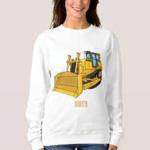 Abbildung des Bulldozer-Cartoon Sweatshirt