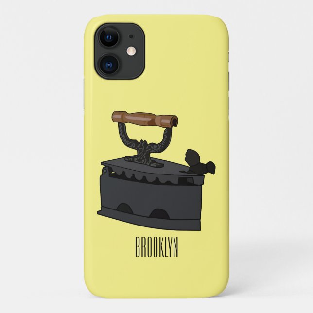 Abbildung des Cartoon aus Kohle Case-Mate iPhone Hülle (Rückseite)