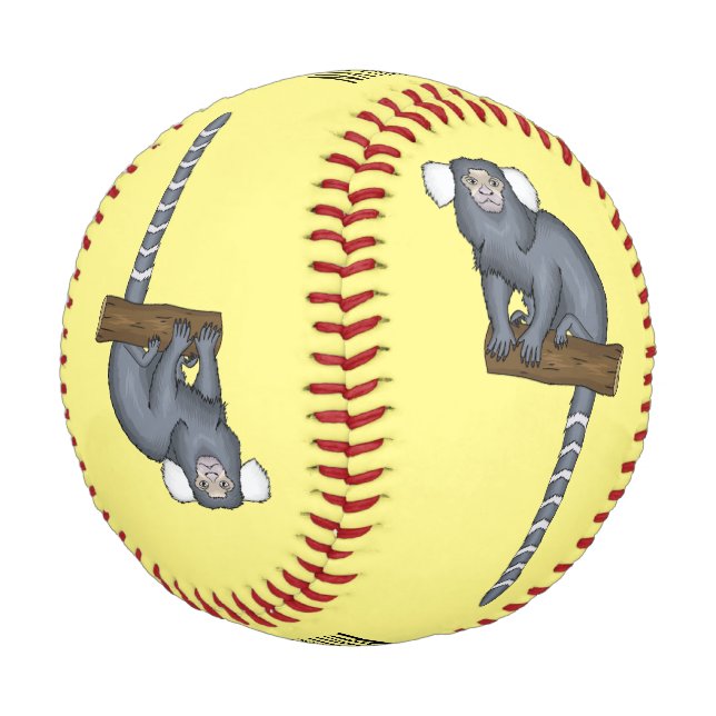 Abbildung des Cartoon Baseball (Schrägansicht)