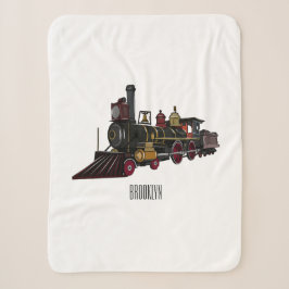 Abbildung des Cartoon der Dampflokomotive Sherpadecke