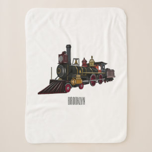 Abbildung des Cartoon der Dampflokomotive Sherpadecke