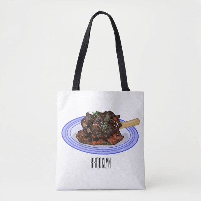 Abbildung des Cartoon des Lammes Tasche (Vorderseite)