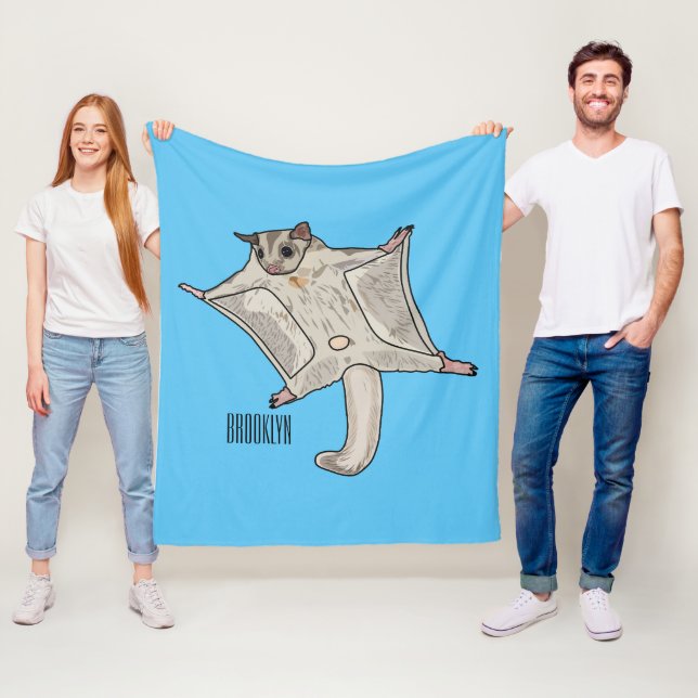 Abbildung des Cartoon des Zuckers Fleecedecke (Beispiel)