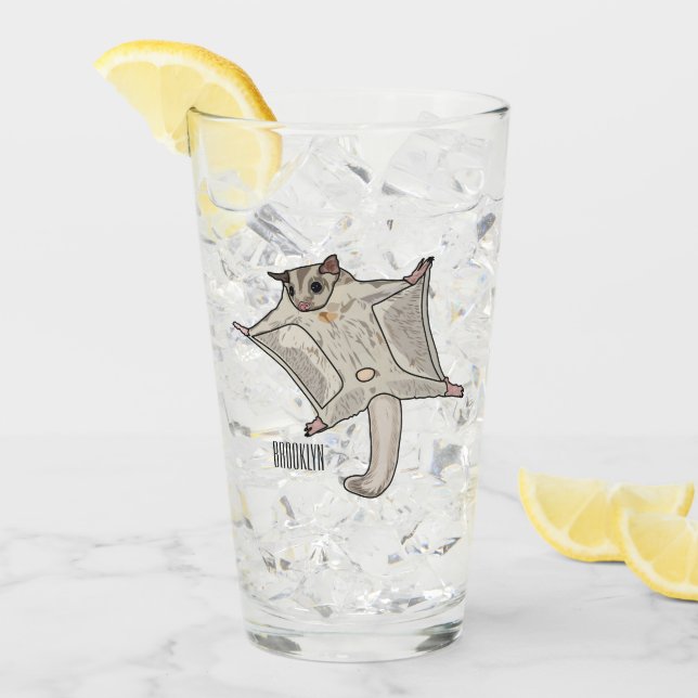 Abbildung des Cartoon des Zuckers Glas (Vorderseite Ice)