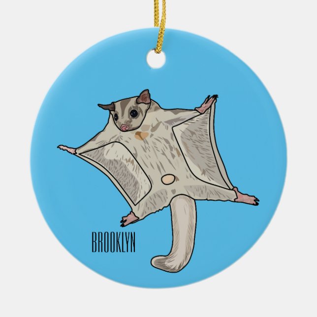 Abbildung des Cartoon des Zuckers Keramik Ornament (Vorne)