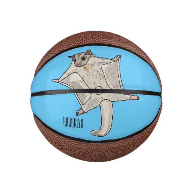Abbildung des Cartoon des Zuckers Mini Basketball (Vorderseite)