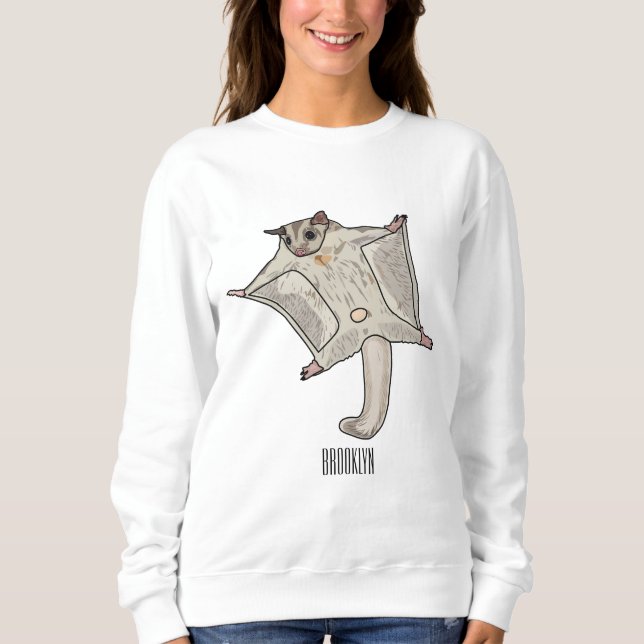 Abbildung des Cartoon des Zuckers Sweatshirt (Vorderseite)